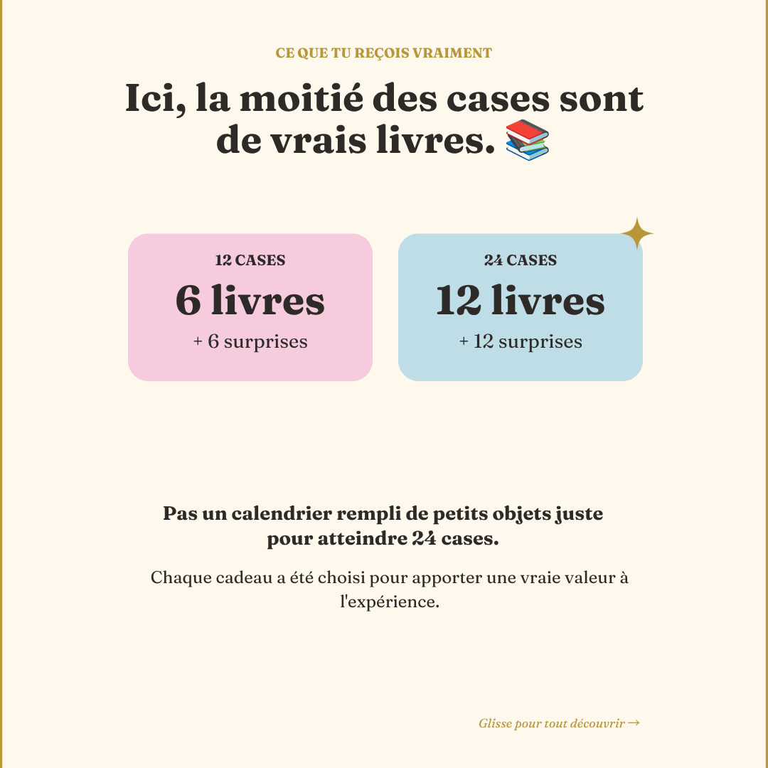 Calendrier de l’Avent littéraire Bookee 2026