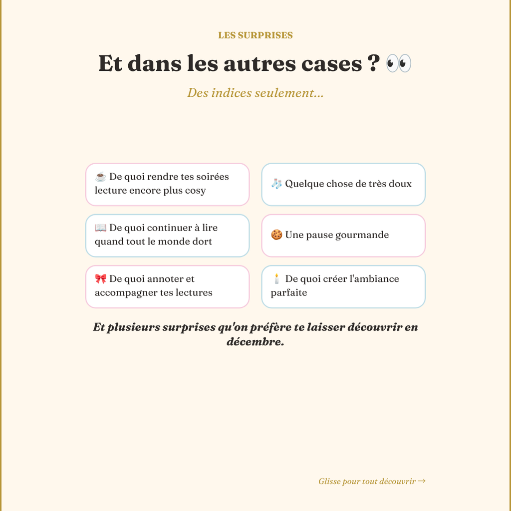 Calendrier de l’Avent littéraire Bookee 2026