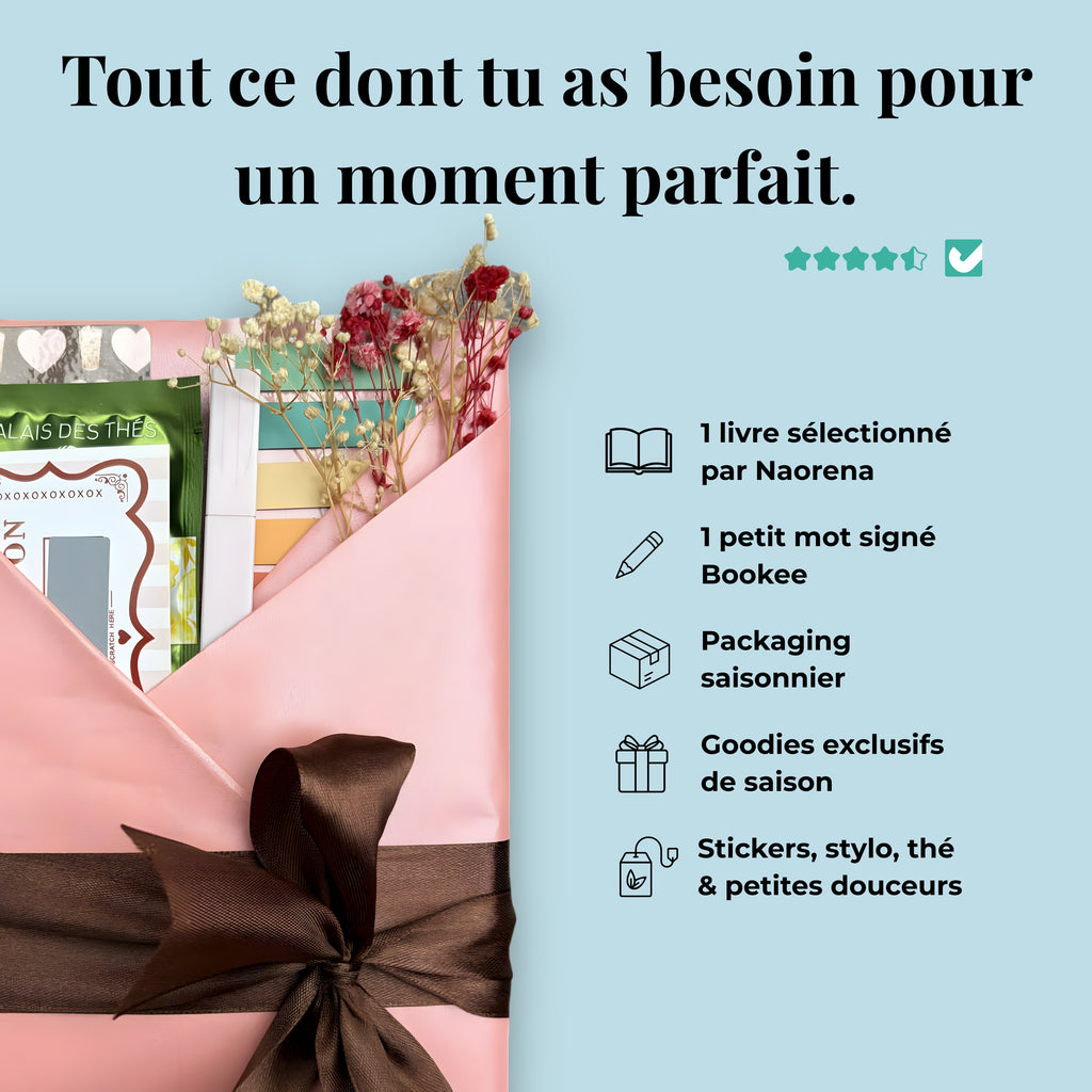 Bookee Découverte - Une box de livres choisie pour vous