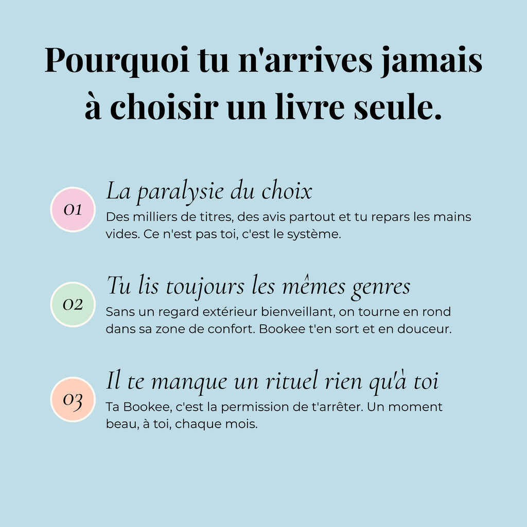Bookee Découverte - Une box de livres choisie pour vous