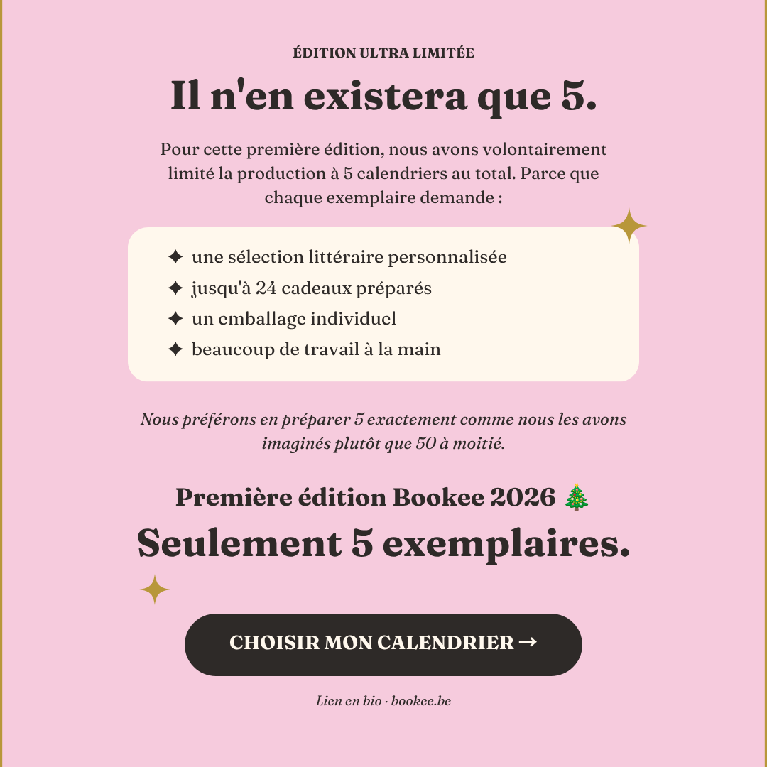 Calendrier de l’Avent littéraire Bookee 2026