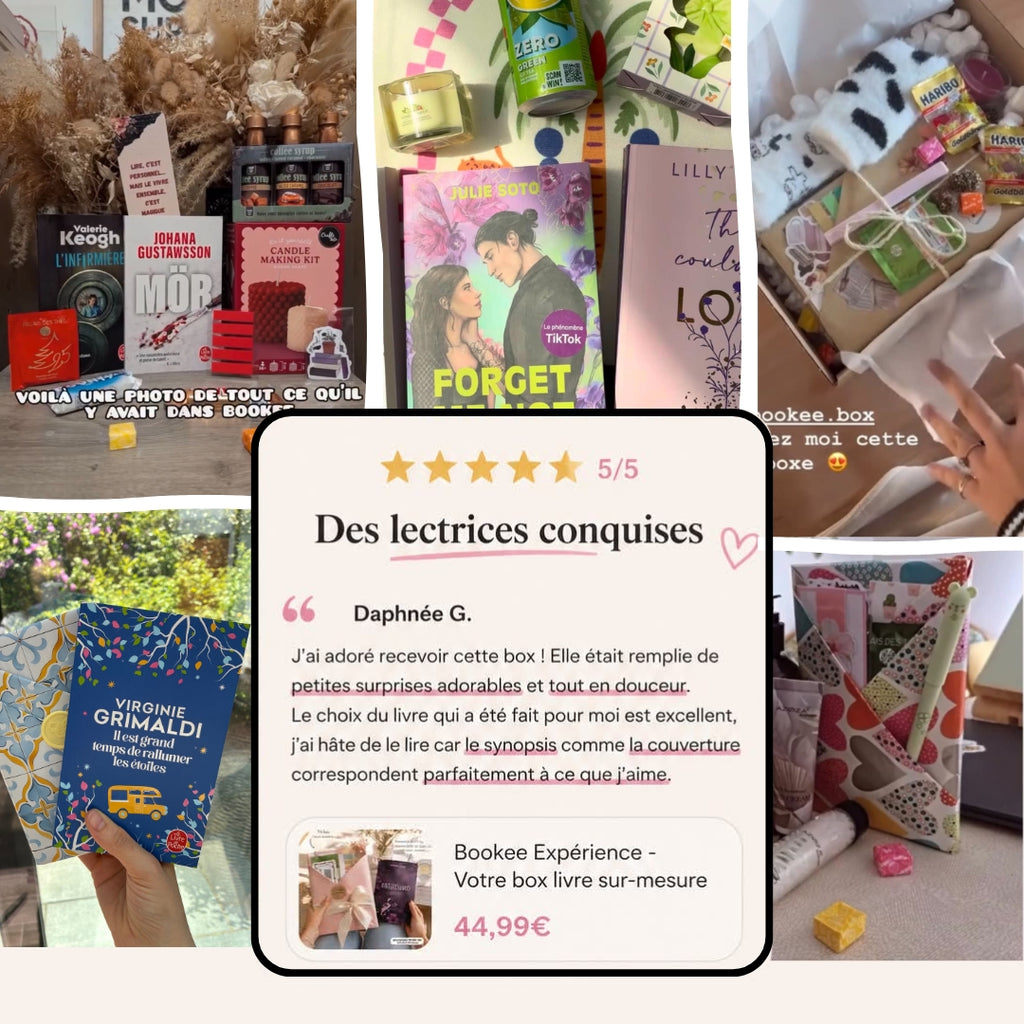 Bookee Signature - Votre box livre sur-mesure